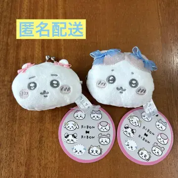 치이카와(먼작귀) 미니 동전지갑 리본 2개 세트