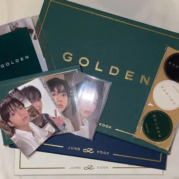 BTS 정국 솔로 앨범 GOLDEN 트레이딩 카드 혜택 묶음 판매