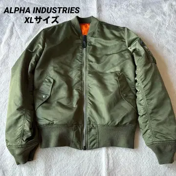 ALPHA INDUSTRIES 알파 MA-1 XL 사이즈 카키