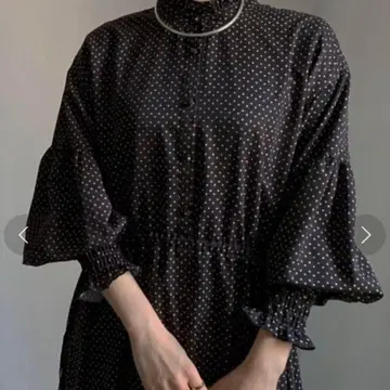 2023 새상품급 KOMON PATTERN VOLUME DRESS M