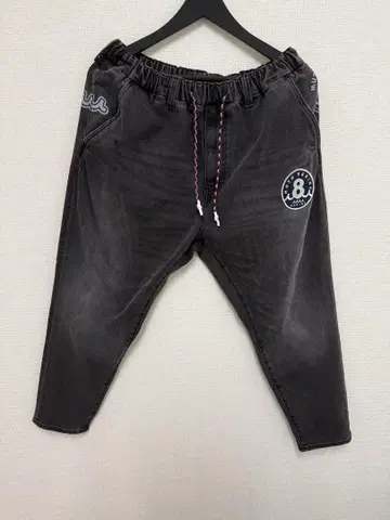 MUTA MARINE x CHORD 콜라보 조거 팬츠 다크 그레이