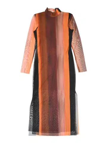 ZARA 메쉬 그라데 스트라이프 원피스 y2k mare itimi 시어
