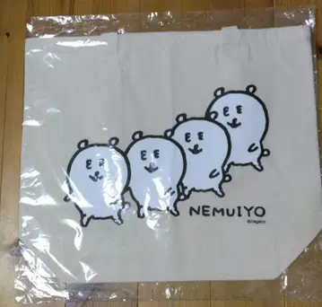 나가노의 곰 빅 토트백 (NEMUIYO)