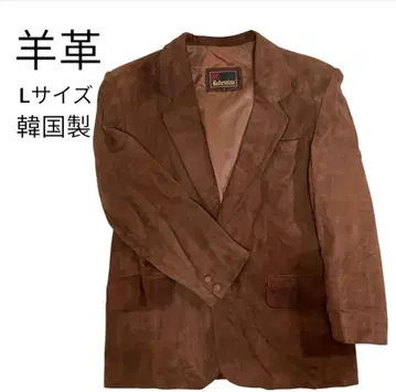 양가죽 레더 테일러드 자켓 bohemian