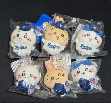 치이카와 MLB 다저스 컵스 마스코트 전 6종 세트 컴플리트