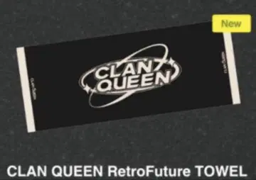 미사용 CLAN QUEEN Retro Future 타월
