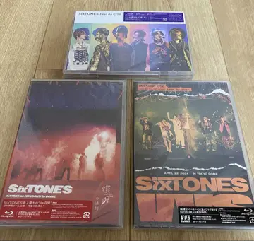 [ 미개봉 새상품 ] SixTONES Blu-ray 일반 버전 3장 세트