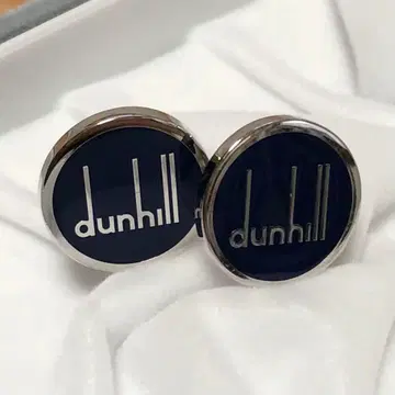 익명 배송 새상품급 Dunhill 던힐 커프 링크스 커프스 단추 네이비