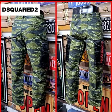 정가 9만 Dsquared2 하키 핏 카모플라주 카고 팬츠 46