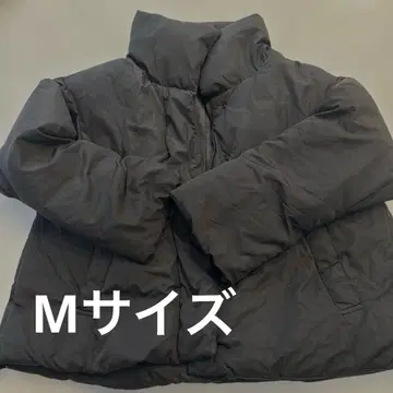 블랙 다운 자켓 M 사이즈