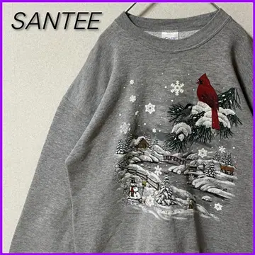 [ 레어 ] SANTEE 산티 빈티지 프린트 맨투맨