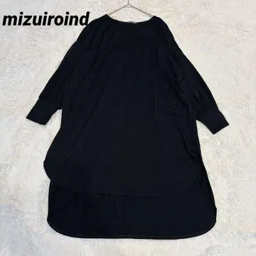 mizuiroind 미즈이로 인드 티셔츠 원피스 루즈핏 블랙