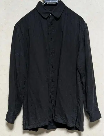 Poter Classic 코튼 긴팔 셔츠 블랙 M