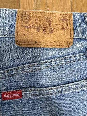 BIG JOHN 라이트 블루 데님 35인치