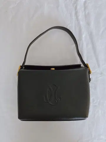 마리 클레르 블랙 가죽 블랙 핸드백