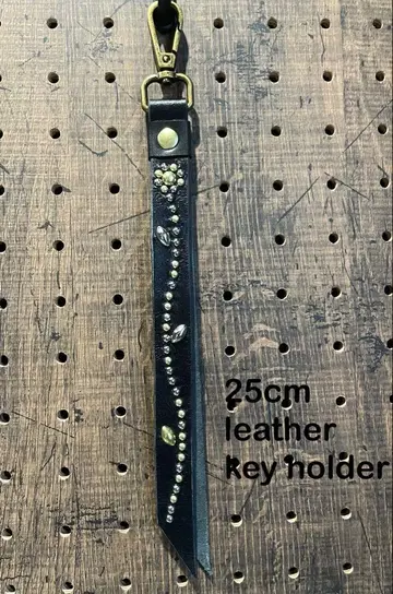 25cm 가죽 키링 스터드 믹스 CALEE schott 좋아하는 분