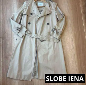 SLOBE IENA 노카라 트렌치코트 38