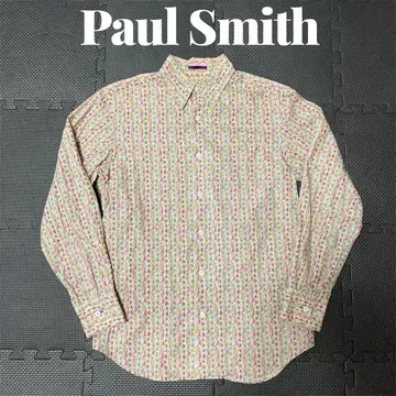 새상품급 폴스미스 꽃무늬 스트라이프 셔츠 PaulSMITH