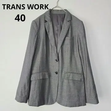 트랜스워크 테일러드 자켓 그레이 REGGIANI 원단 40