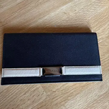 BULGARI 장지갑 블랙/화이트