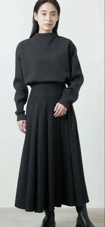 MARW UNITED ARROWS 랜덤 턱 스커트