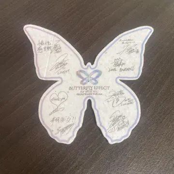 FANTASTICS 나비 메시지 카드 낙하물