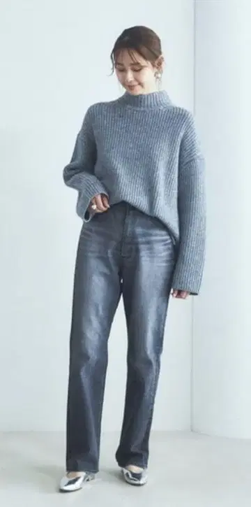 YANUK LOUISE 스트레이트 데님 팬츠 27