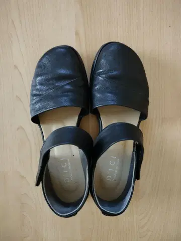 블랙 플랫슈즈 22.5cm 일본제