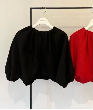 [ 미사용 새상품 ] rosymonster 트위드 볼레로 블랙