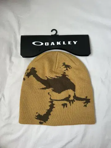 Oakley 베이지 니트 모자, 비니