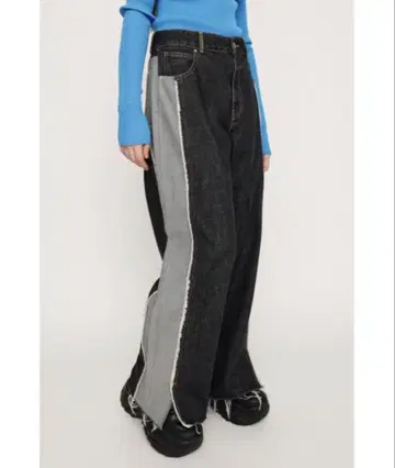 SKY JEANS 와이드 레그 데님
