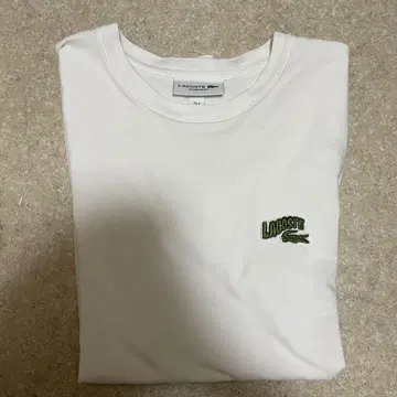LACOSTE 화이트 T셔츠 US XS