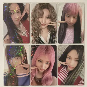 IVE SECRET 타워 레코드 시부야 홀로그램 트레이딩 카드 6장 컴프