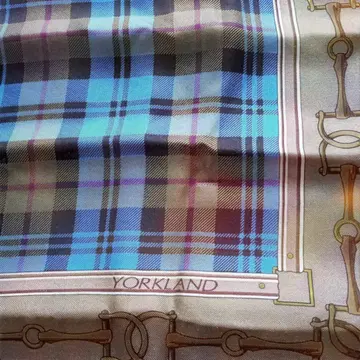 Yorkland 체크 무늬 스카프