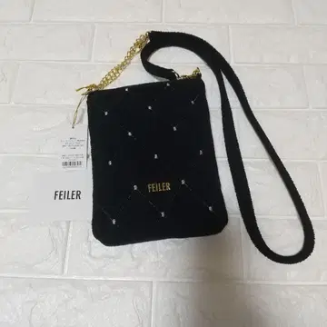 미사용 새상품 페이러 유니 체인 미니백 블랙