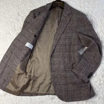 (새상품급) 힐튼 실크 체크 테일러드 자켓 CERRUTI