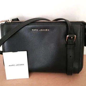 MARC JACOBS 블랙 가죽 숄더백