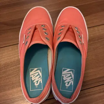 VANS 핑크 슬립온 23cm