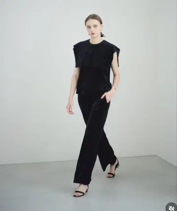 liten Velour wide pants