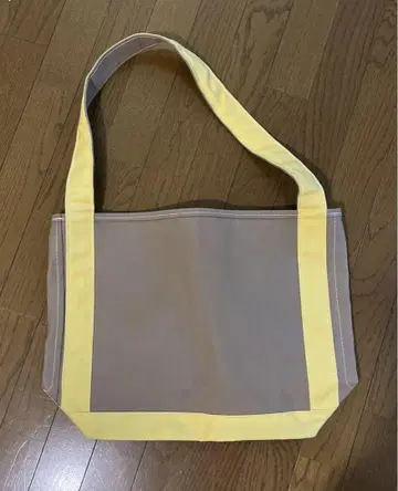 TEMBEA 토트백 옐로우 컬러 차콜