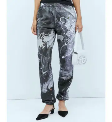 praying 올 패턴 프린트 스웨트 팬츠