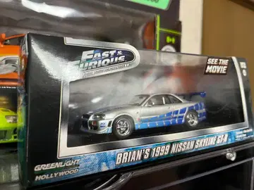 그린라이트 브라이언 GTR-34 스포티드 네이비 와일드 스피드 1/43