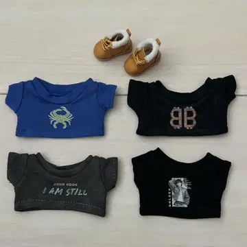 구구토기 10cm 인형 옷 4개 + 부츠 세트