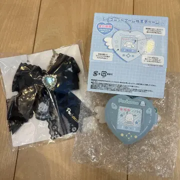 산리오 시크릿 게임기풍 참 포차코 리본참