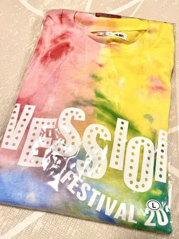 WESSION FESTIVAL 2025 WEST. 타이 다이 셔츠 L
