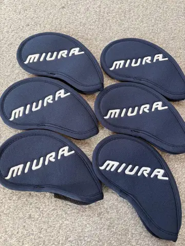 정품 MIURA 아이언용 골프헤드커버 6개 세트