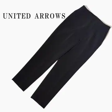 유나이티드 애로우즈 UNITED ARROWS 블랙 팬츠 250729-76