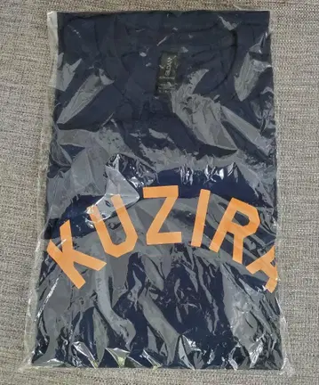 KUZIRA T셔츠 XL 네이비/주황 글자 pizza of death
