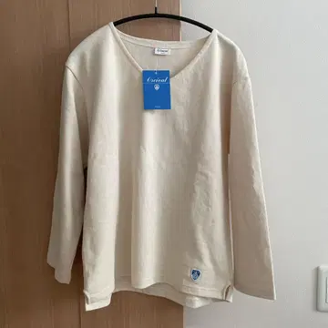 [ 미사용 새상품 ] 오르치발 코튼 V넥 티셔츠