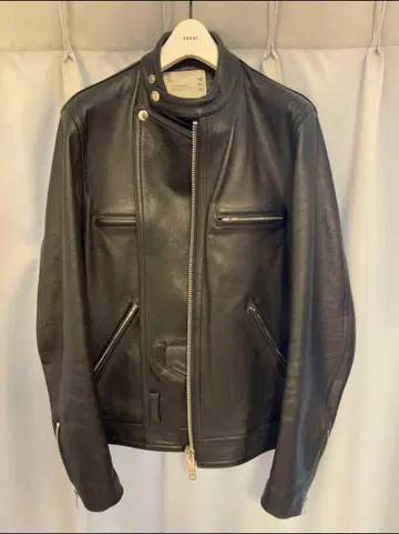 sacai 트렌드 16aw 라이더스 가죽 자켓 2way
